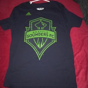Adidas Blue Seattle Sounders Tee